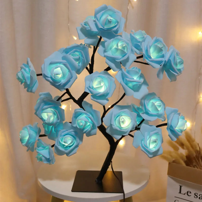 Enchanting Rose Tree Lamp