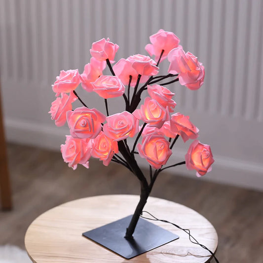 Enchanting Rose Tree Lamp